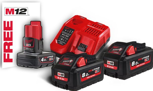 Batteriesatz Milwaukee M18HNRG-802 /4933471073/